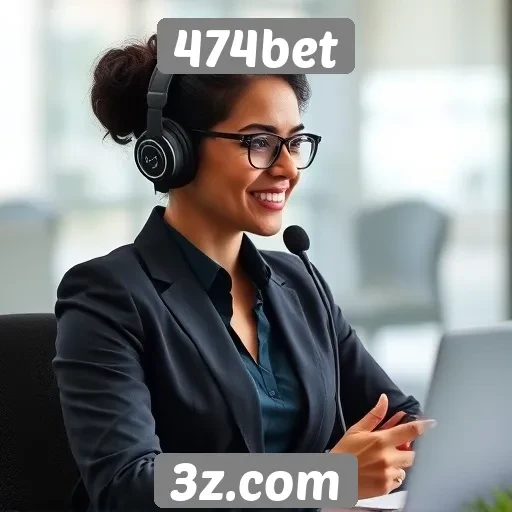 Atendimento ao cliente no site 474bet